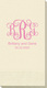 Vine Monogram with Text Guest Towels Image 3 of 3
